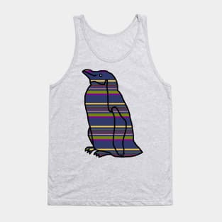 Woman Yelling Meme Stripes Penguin Tank Top